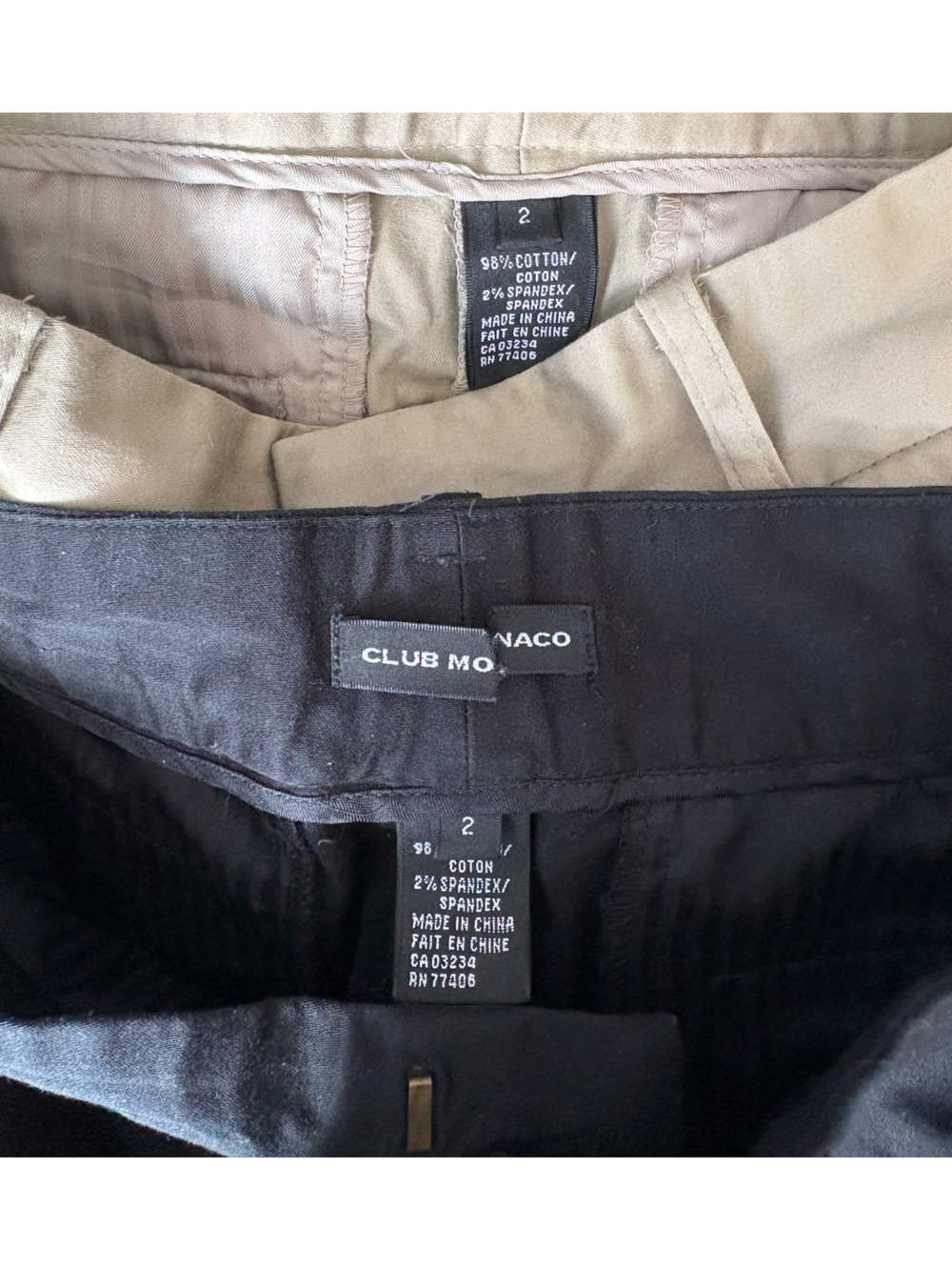 2 pairs of Cotton Jorts Bermuda Shorts Club Monaco